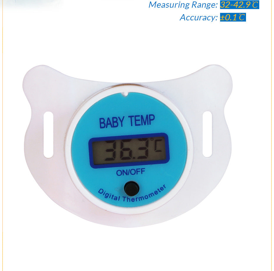 Digital Thermometer with Baby Pacifier Design